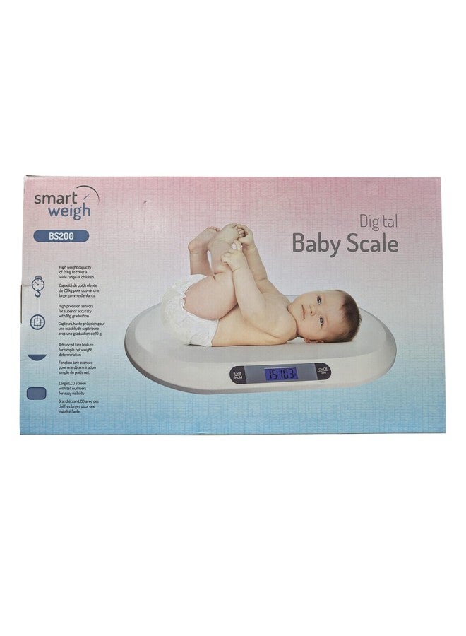 Smart Weigh Digital Baby Scale Infant Scale for Weighing Pet Scale for Puppy and Cat Accurate Digital Scale in Pounds Ounces Kilograms Holds Up to 44 Lbs Multi-Function with Hold Function - Image 4