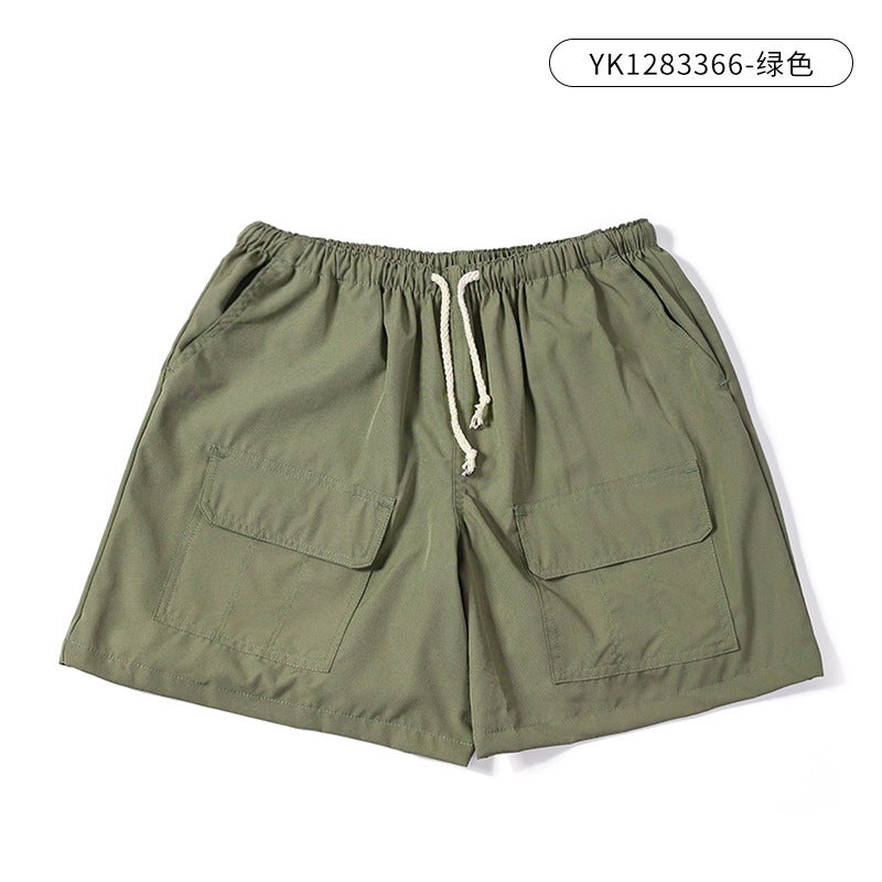 New Women''s Shorts 2025 Summer Thin Casual Versatile Quarter Pants with Large Pockets for Beach Sports - Image 1