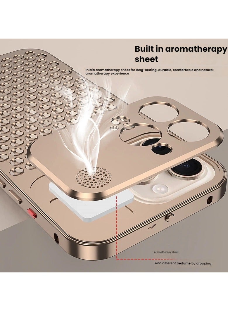 general iPhone16promax Aluminium Case Precise Fit Solid Protection Fresh Emission Efficient Heat Dissipation - Image 3