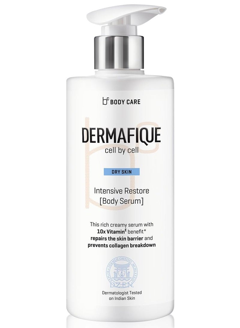 Dermafique Intensive Restore Body Serum for Dry Skin 300ml - Image 1