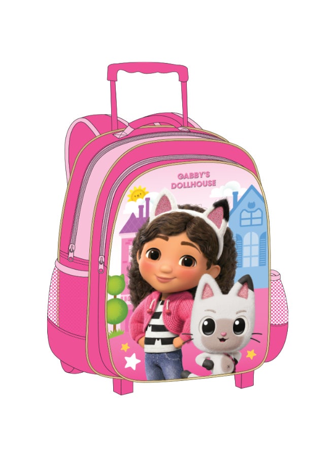 Gabby's Dollhouse Gabby's Dollhouse 5 in 1 Value Pack (16" Trolley Bag with Lunch Box, Lunch bag, Water Bottle and Pencil Case) - Image 5