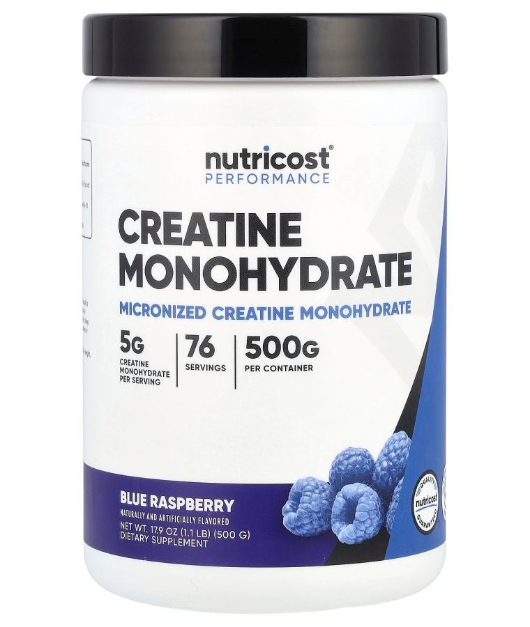 ​Performance Creatine Monohydrate Blue Raspberry 17.9 oz (500 g)