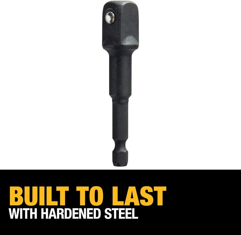DEWALT IMPACT Socket Adapter Hex Shank 14Inch To 12Inch DW2547IR - Image 4