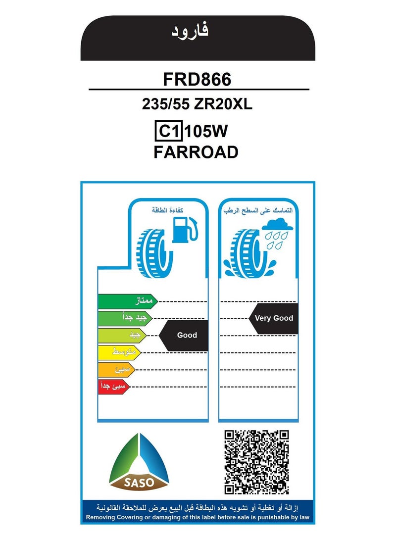 Farroad Tyre 235/55R20 105W FRD866 - Image 3
