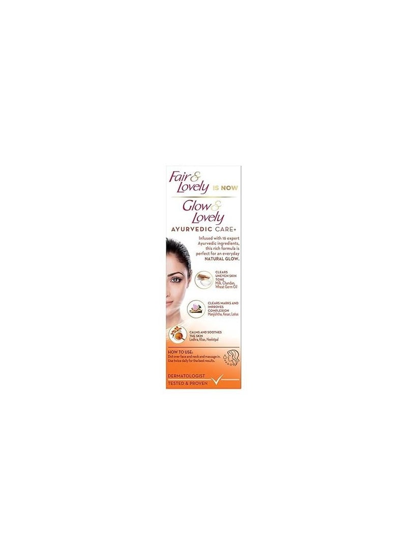 Glow & Lovely Natural Face Cream Ayurvedic Care+ 50 g - Image 3