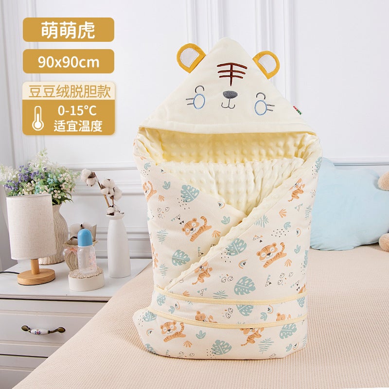 [Factory Direct Supply] Rabbit Year Baby Holding Quilt Spring, Autumn and Winter Thickened Pure Cotton Newborn Package for Birth Room Supplies - Image 1