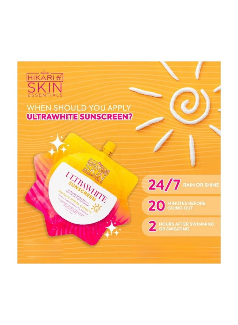هيكاري واقي شمس هيكاري ألترا وايت بعامل حماية SPF50 PA++++ سعة 50 مل - Image 3