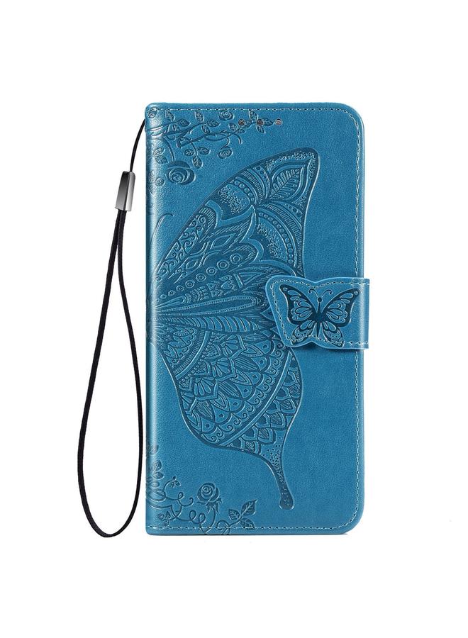 Green Tiger Case For Huawei Mate 40 Lite / Maimang 9 Butterfly Love Flower Embossed Horizontal Flip Leather Case with Holder & Card Slots & Wallet & Lanyard - Image 2