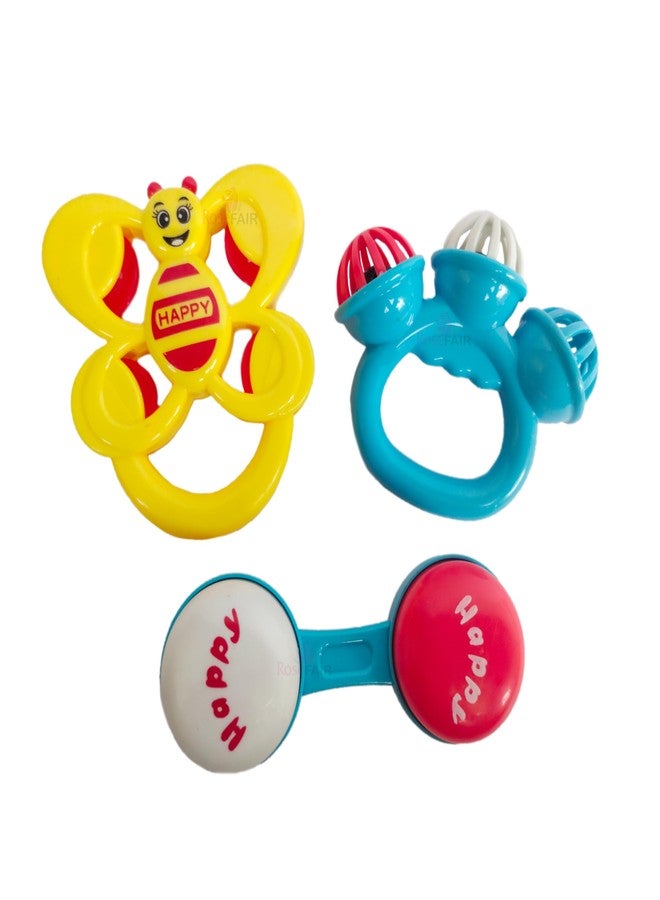 ROSEFAIR Baby Rattles Toys Set, Infant Grab Shake Rattle, Sensory Teether, Development Learning Music Sound Toy, Newborn Birthday Gift (MULTI-15) - Image 1
