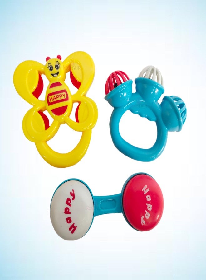 ROSEFAIR Baby Rattles Toys Set, Infant Grab Shake Rattle, Sensory Teether, Development Learning Music Sound Toy, Newborn Birthday Gift (MULTI-15) - Image 2
