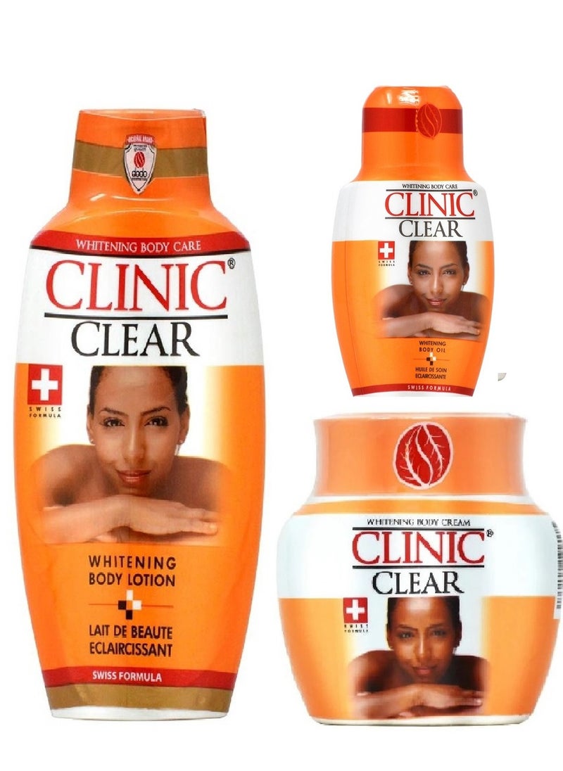 Whitening Body Care Set 3 Pieces
