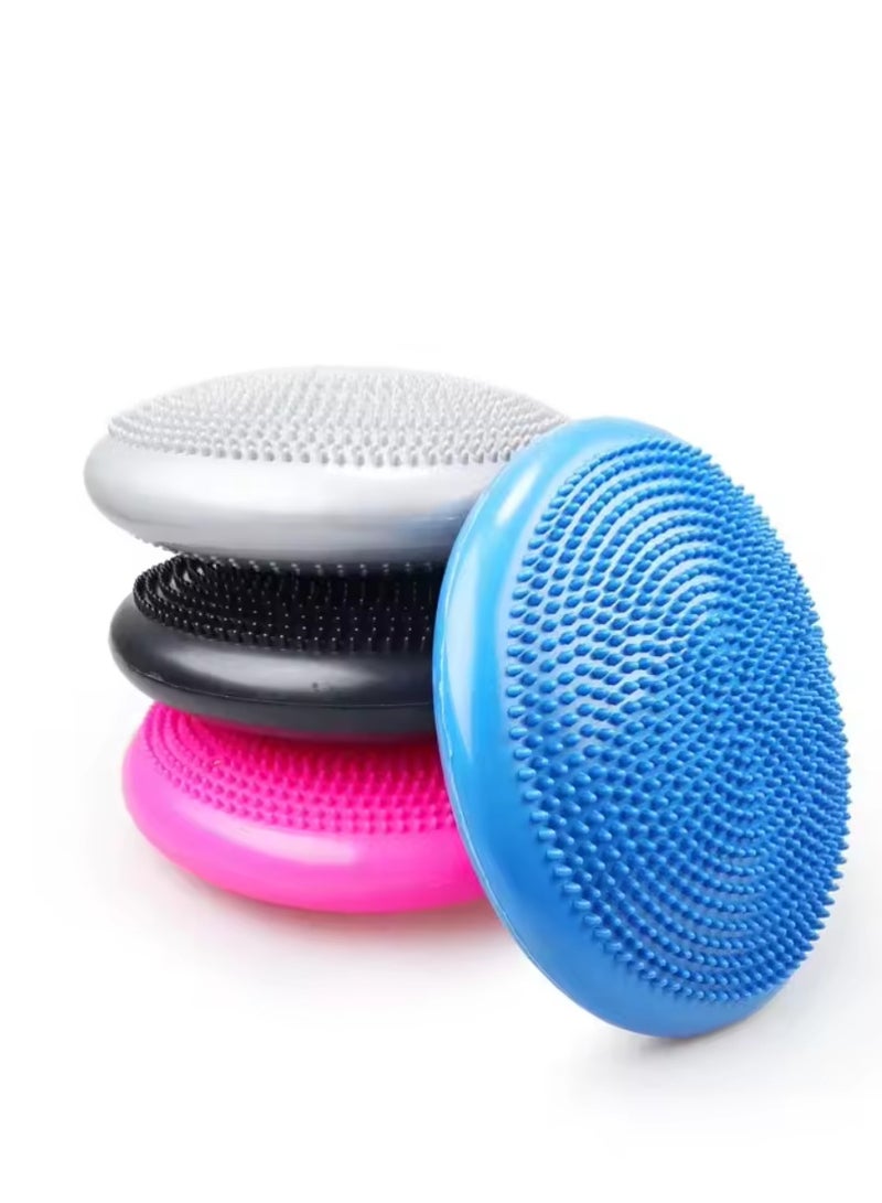 سبال كرة تدليك يوغا قابلة للنفخ متينة عالمية للصالة الرياضية واللياقة البدنية واليوغا ووسادة تدليك قرص التوازن المتذبذب - Image 2