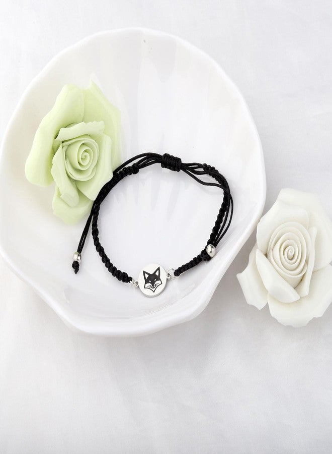 MAOFAED Fox Gift Fox Spirit Loyalty Creativity Positive Energy Inspirational Gift Fox Handmade Bracelet for Men Women (fox spirit) - Image 4