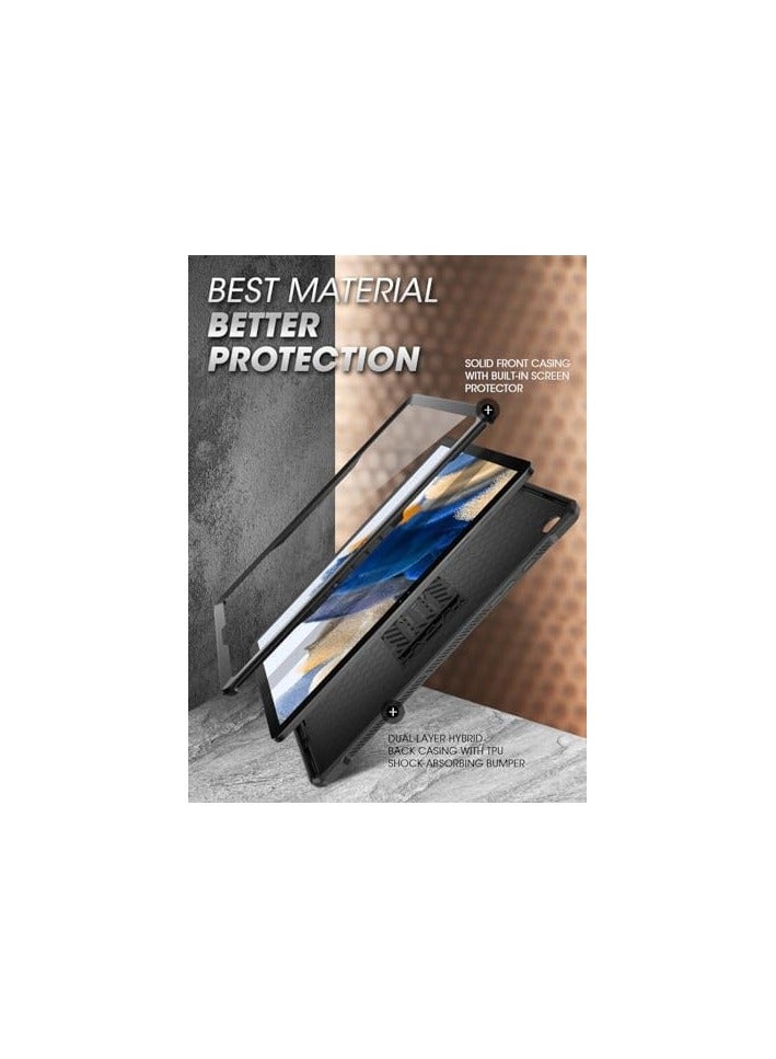 SUPCASE Unicorn Beetle Pro Series Case Designed For Galaxy Tab S9 Plus Case (2023 Release), Full-Body Rugged Protective Case with Built-in Screen Protector - Black - Image 4