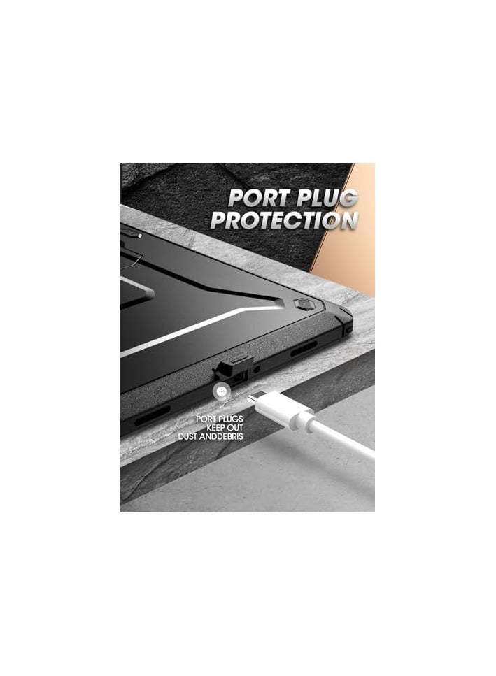 SUPCASE Unicorn Beetle Pro Series Case Designed For Galaxy Tab S9 Plus Case (2023 Release), Full-Body Rugged Protective Case with Built-in Screen Protector - Black - Image 5