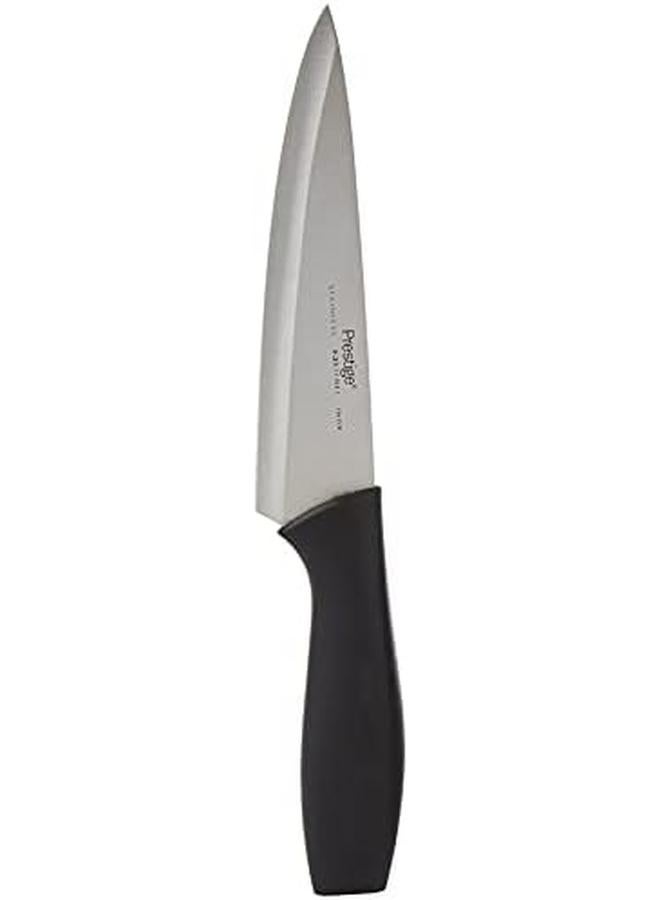 Prestige Stainless Steel Plain 3 Piece Starter Knives Ultra Sharp Blade Multifunctional Black  - Image 2