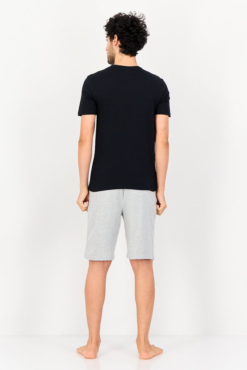 English Laundry Men 2 Pieces Embroidered Logo T-Shirt And Shorts Set, Multicolor - Image 3