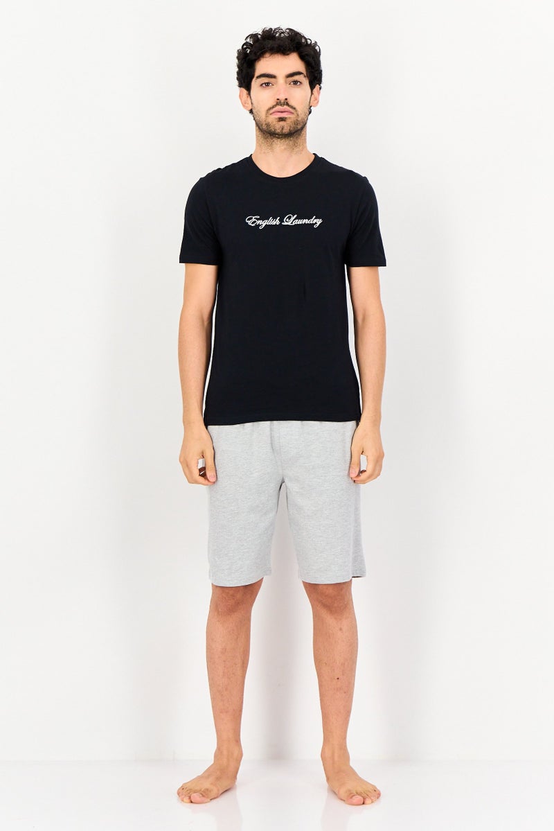 English Laundry Men 2 Pieces Embroidered Logo T-Shirt And Shorts Set, Multicolor - Image 1