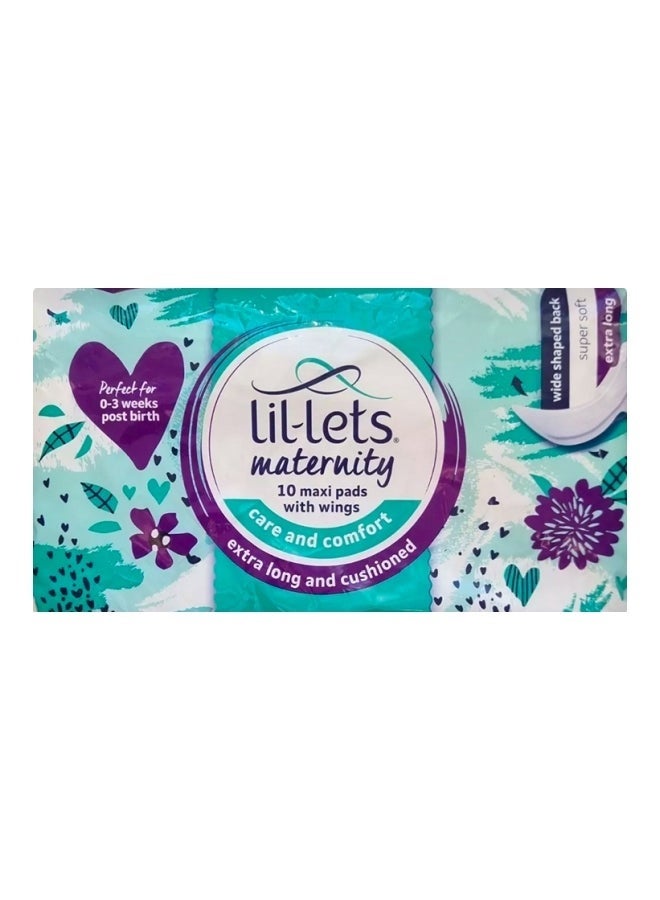 Lil-Lets Maternity Maxi Sanitary Pads With Wings, XL