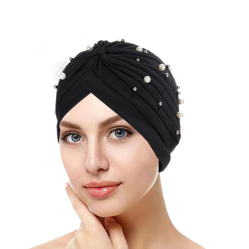 Ethnic Print Sleep Cap Women Hair Care Cap Satin - Image 2