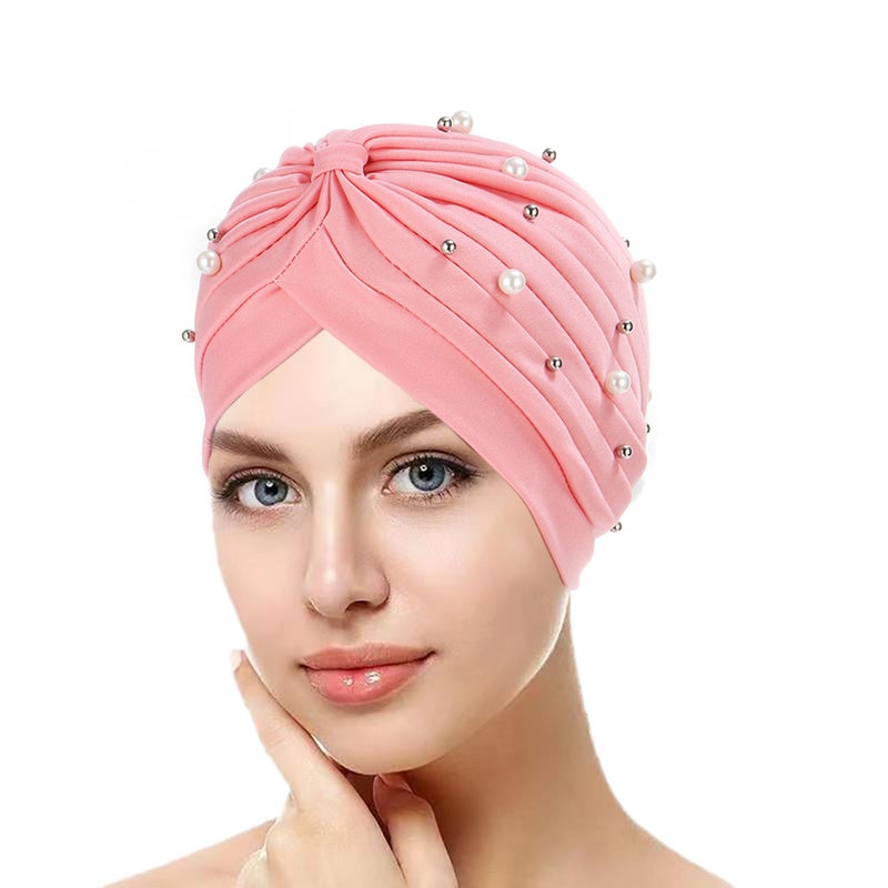 Ethnic Print Sleep Cap Women Hair Care Cap Satin - Image 1