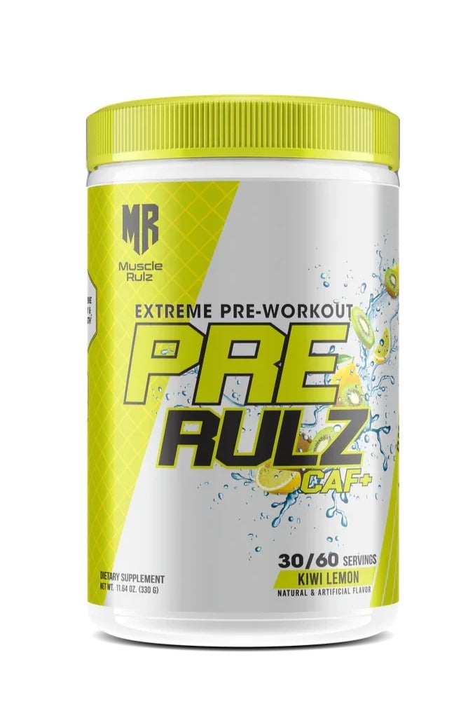 MUSCLE RULZ PRE RULZ PRE-WORKOUT 30 Servings KIWI LEMON - Image 1