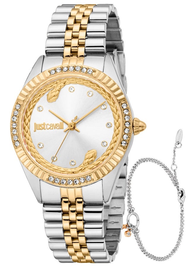 Just Cavalli Lady Vittoria Glam JC1L361M0075 - Stainless Steel Female Quartz 3 hands - Image 1