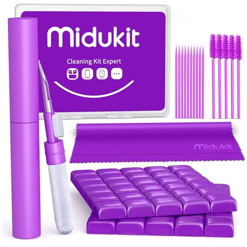 Midukit Cleaner Kit for Airpod, Earbud Cleaning Putty, Cleaning Kit Compatible with Airpods iPhone, fits Earbud Phone Ear Wax Dirt, Cleaning with Putty, Cleaning Pen, Microfiber Cleaning Cloth & Brushes - Image 1