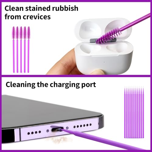 Midukit Cleaner Kit for Airpod, Earbud Cleaning Putty, Cleaning Kit Compatible with Airpods iPhone, fits Earbud Phone Ear Wax Dirt, Cleaning with Putty, Cleaning Pen, Microfiber Cleaning Cloth & Brushes - Image 5