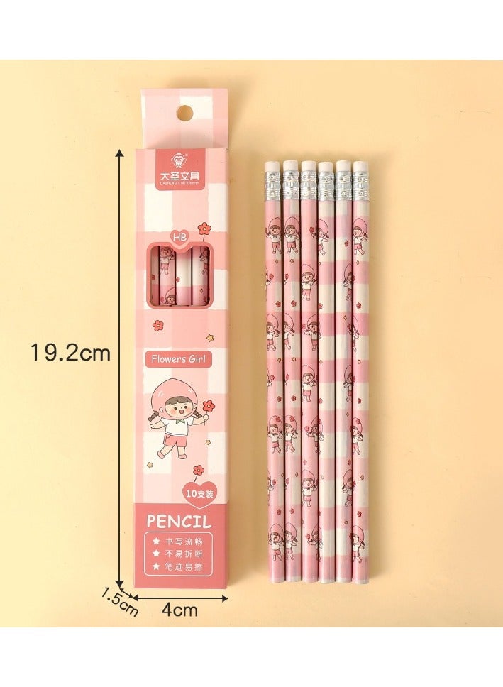 Generic HB Hexagonal Pencil, Student Anti Slip 10 Pieces/Box - Image 1
