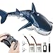 JUKUDAHU 24Ghz Remote Control Shark Toys for Kids 6 7 8 Years Old 118 Scale High Simulation Shark for Pool Bath Toys for Toddlers Electronic RC Sea Animal Outdoor Water Gifts - Image 3