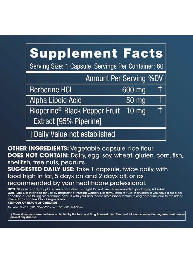ProHealth Berberine Pro 600mg 60caps - ProHealth - Image 4