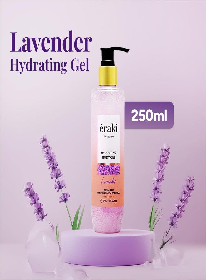 LOVELY eraki Lavender Scented Hydrating Body Gel Moisturizer with Vitamin B5 & Hyaluronic Acid | Non-Greasy Hand & Body Gel for Soft, Calm & Nourished Skin Daily Moisturizer for Dry, Rough Skin | 250ml - Image 2