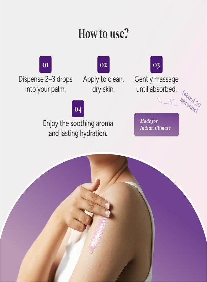 LOVELY eraki Lavender Scented Hydrating Body Gel Moisturizer with Vitamin B5 & Hyaluronic Acid | Non-Greasy Hand & Body Gel for Soft, Calm & Nourished Skin Daily Moisturizer for Dry, Rough Skin | 250ml - Image 5