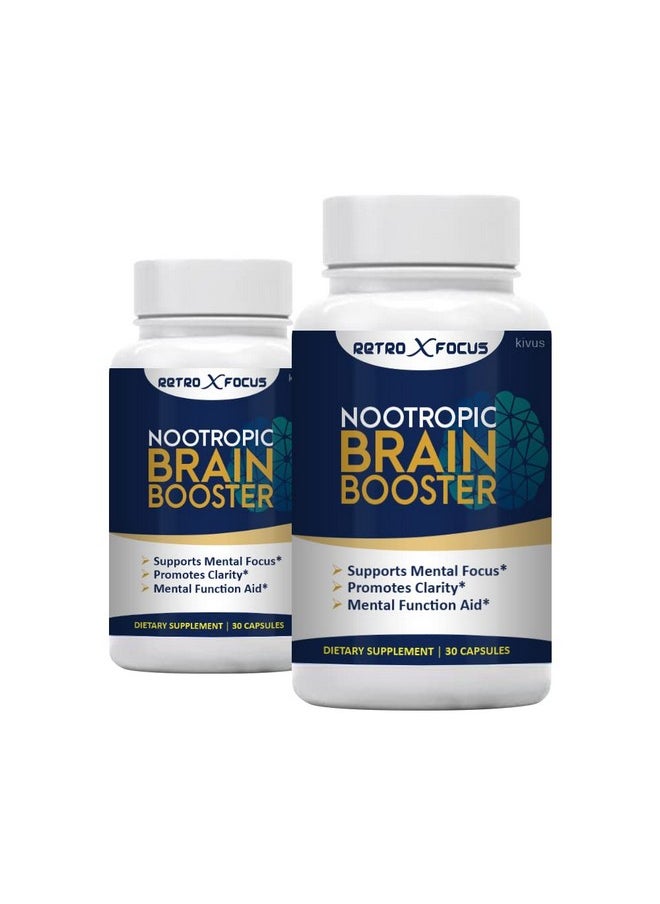 kivus - Retro X Focus Retro X Focus Nootropic Brain Booster 2 Pack - Image 1