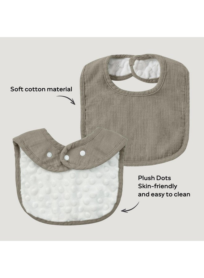 مريلة أطفال جيلي موني موسلين، عبوة من 8 قطع، مريلة أطفال باندانا، مريلة لعاب للأطفال من الجنسين، مصنوعة من القطن بنسبة 100%، ألوان سادة، مريلة ناعمة مربعة للتسنين للأطفال حديثي الولادة - Image 4