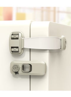 Beauenty 5 Pack Child Proof Refrigerator Lock, Fridge Locks for Kids with Sticky Adhesive Pads, Child Safety Locks for Doors, RV Refrigerator, Oven Lock Child Safety Baby Cabinet Locks  - Image 3