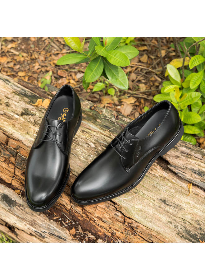 Goldlion Qixi Gift Soft Calfskin Leather Lined Derby Shoes Men's Business Casual Leather Lace-up Wedding Shoes Men's Dress Shoes - Image 5
