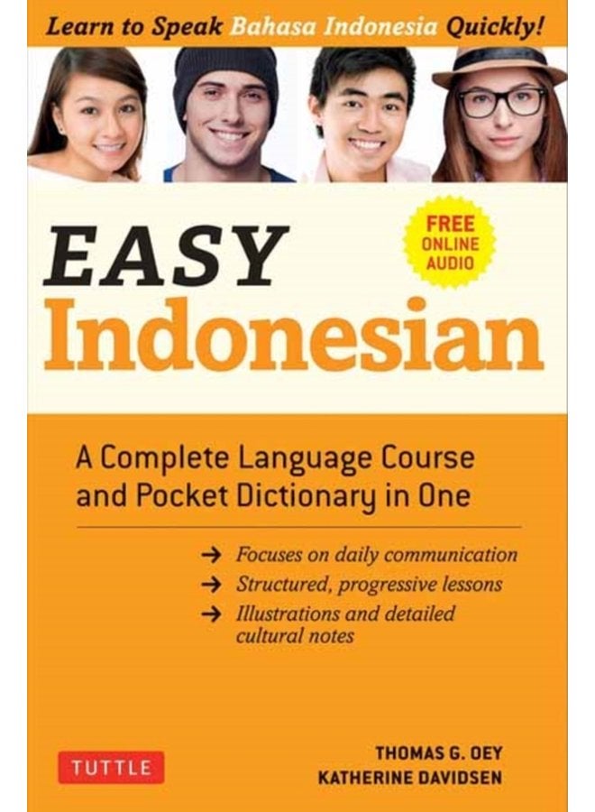 Easy Indonesian A Complete Language Course and Pocket Dictionary in One Free Companion Online Audio - Paperback