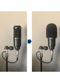 Harse 8 Pack Microphone Cover - Foam Mic Covers Windscreen Suitable for Most Standard Handheld Microphone（Black）  - Image 4