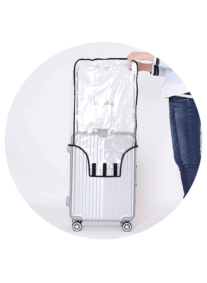 Generic - Clear Suitcase Cover Waterproof Suitcase Cover Protectors Clear PVC Luggage Protector Case Covers for Suitcases Travel Luggage - Image 1