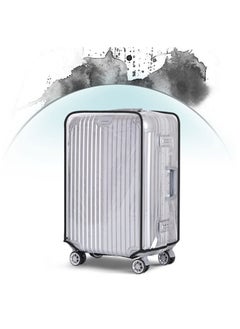 Generic Clear Suitcase Cover Waterproof Suitcase Cover Protectors Clear PVC Luggage Protector Case Covers for Suitcases Travel Luggage  - Image 3