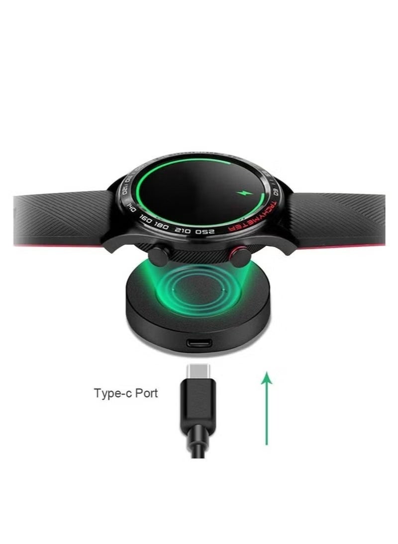 Compatible with Huawei Watch GT/GT2/GT 2e/GT Classic/GT Sport, Honor Watch Magic/Magic 2/Dream/GS Pro Charging Cable and Charging Dock 100cm - Image 5