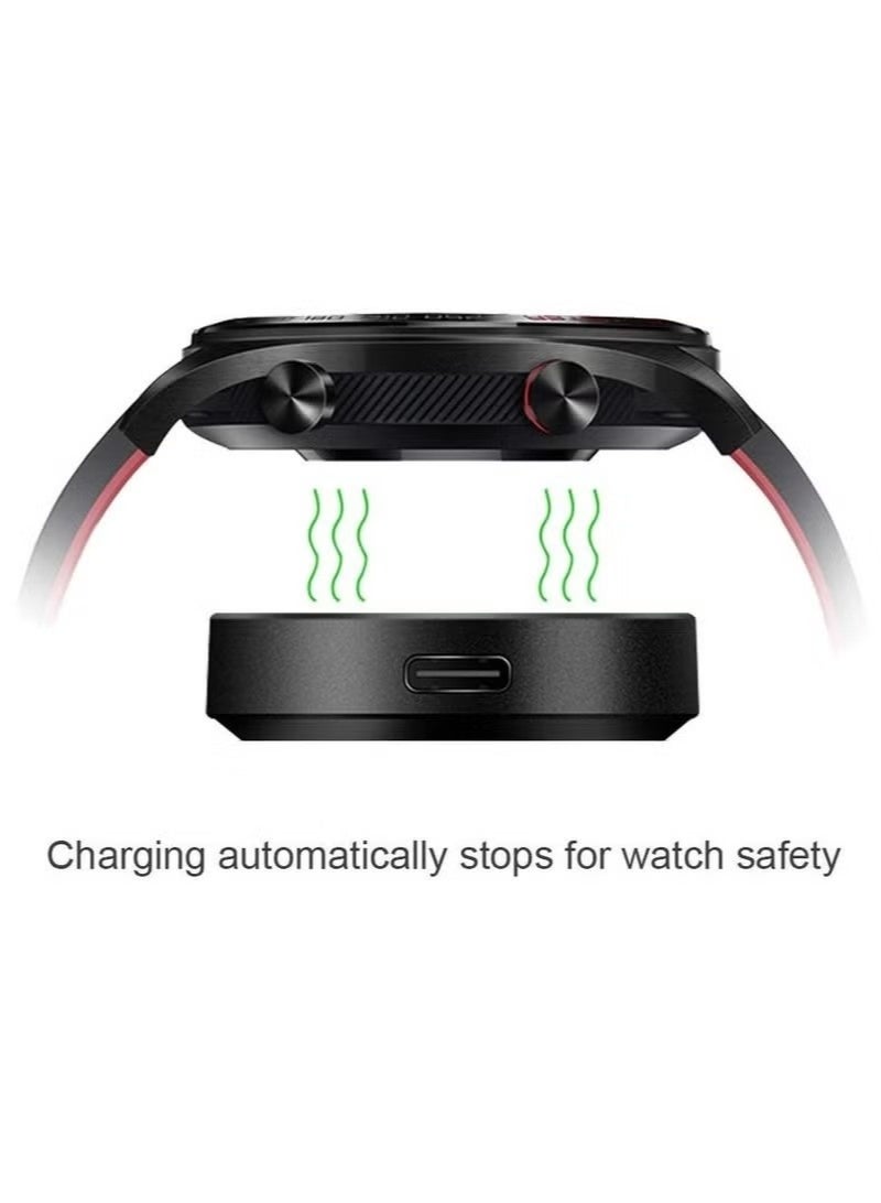 Compatible with Huawei Watch GT/GT2/GT 2e/GT Classic/GT Sport, Honor Watch Magic/Magic 2/Dream/GS Pro Charging Cable and Charging Dock 100cm - Image 3