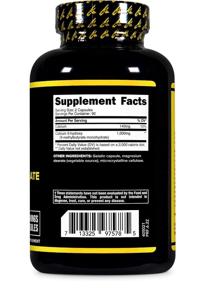 Primaforce Hmb (Beta-Hydroxy Beta-Methylbutyrate) 1000Mg, 180 Capsules (500Mg Per Capsule) - Gluten Free And Non-Gmo Supplement - Image 4