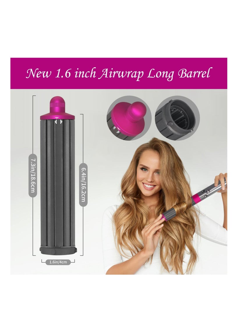SYOSI - 40MM/1.6 Inch Long Hair Curling Barrels Compatible with Dyson Airwrap Styler Attachment Parts, Self-Curling Attachment Accessories for Dyson Airwrap Styler HS01 HS05 - Image 1
