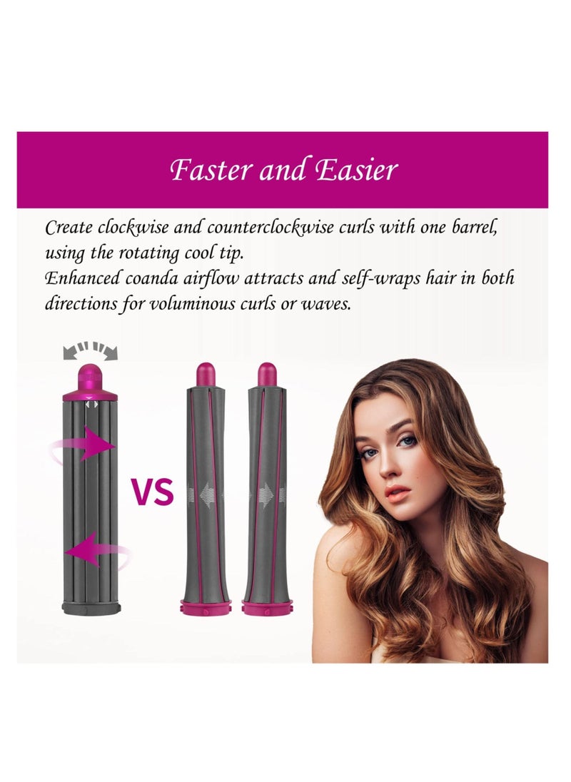 SYOSI - 40MM/1.6 Inch Long Hair Curling Barrels Compatible with Dyson Airwrap Styler Attachment Parts, Self-Curling Attachment Accessories for Dyson Airwrap Styler HS01 HS05 - Image 1