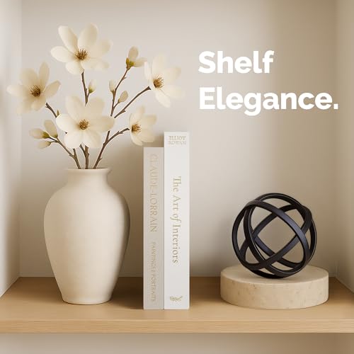 Vine Creations Decorative Books - Set of 2 Linen Hardcover Boxes with Storage - Aesthetic Fake Books for Decoration for Home, Shelf, Bookshelf Decor, Coffee Table Decor, as Storage or Keepsake Box - Image 2