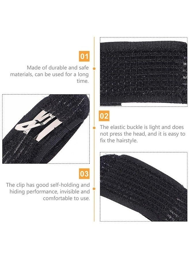 كِينْسُون 4 قطع مقاطع شعر رقيق غير مرئية ، كعكة حشوة الحجم ، أداة الشعر Barrettes اكسسوارات الشعر - Image 3