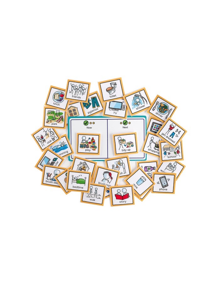 Create Visual Aids Now And Next Board With 35 Visual Symbols Based Around Life At Home.  - Image 2